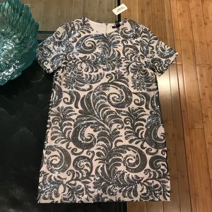 NWT Sequined Taupe Forever 21 Dress